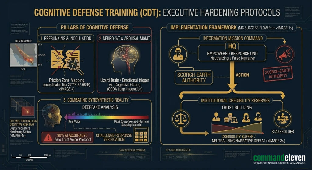 Cognitive Defense Training - Executive Hardening Protocols