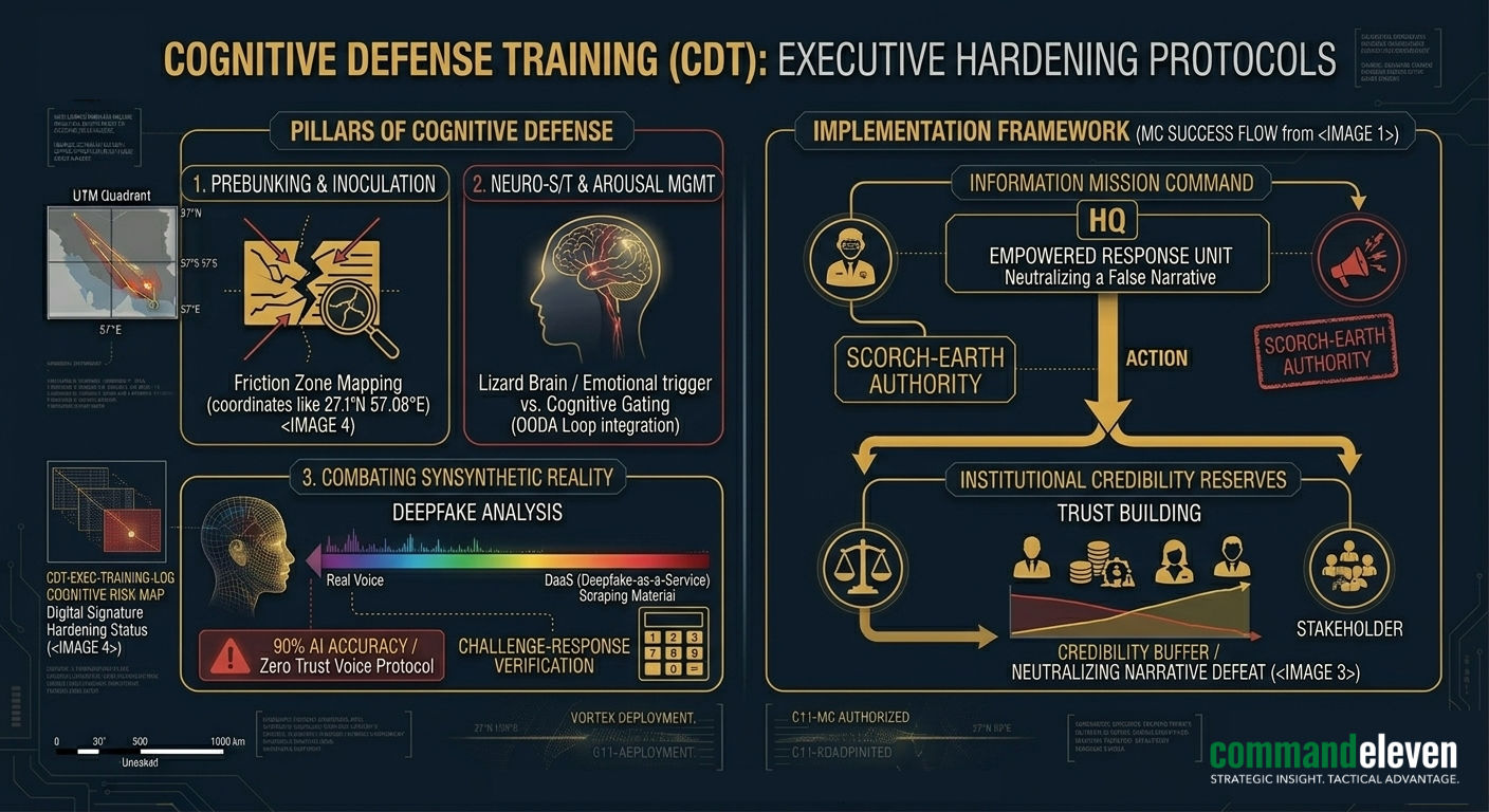 Cognitive Defense Training - Executive Hardening Protocols