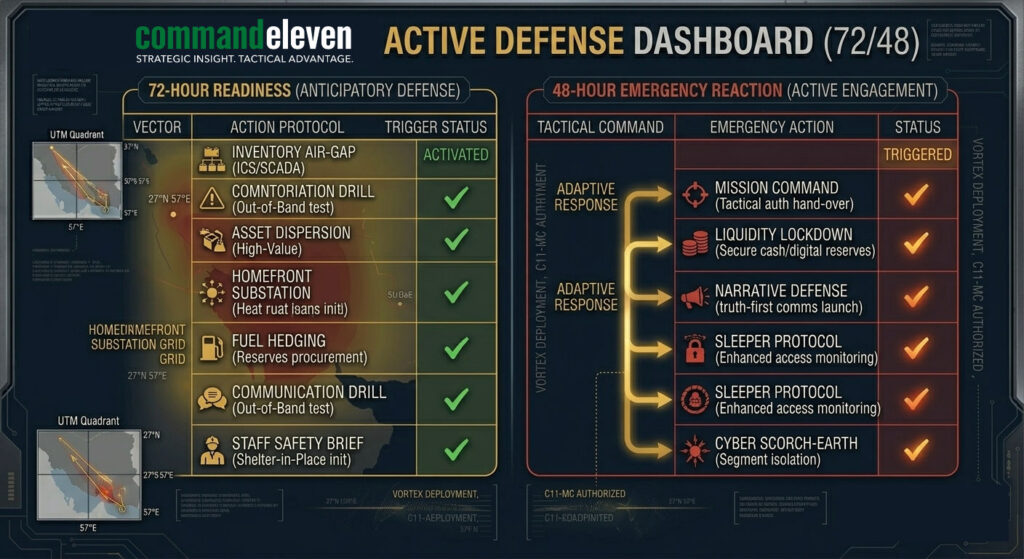 CommandEleven Active Defense Checklist