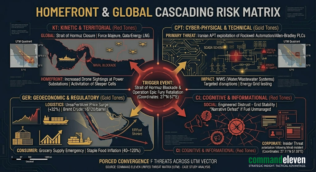 Homefront and Global Cascading Threat Matrix