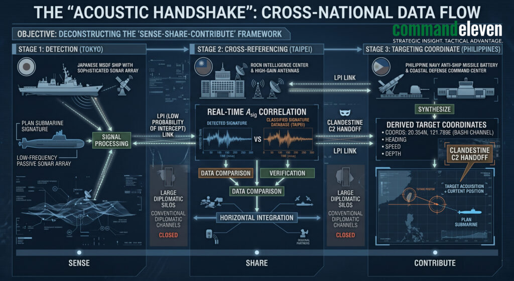 The Acoustic Handshake - Cross-National Data Flow