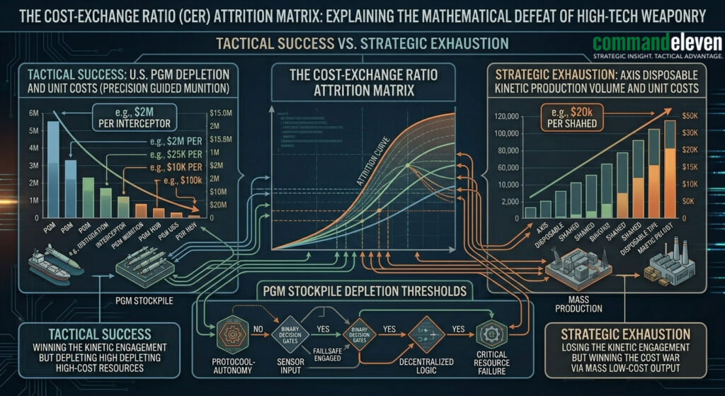 The Cost-Exchange Ration (CER) Attrition Matrix - Explaining the Mathematical Defeat of High-Tech Weaponry