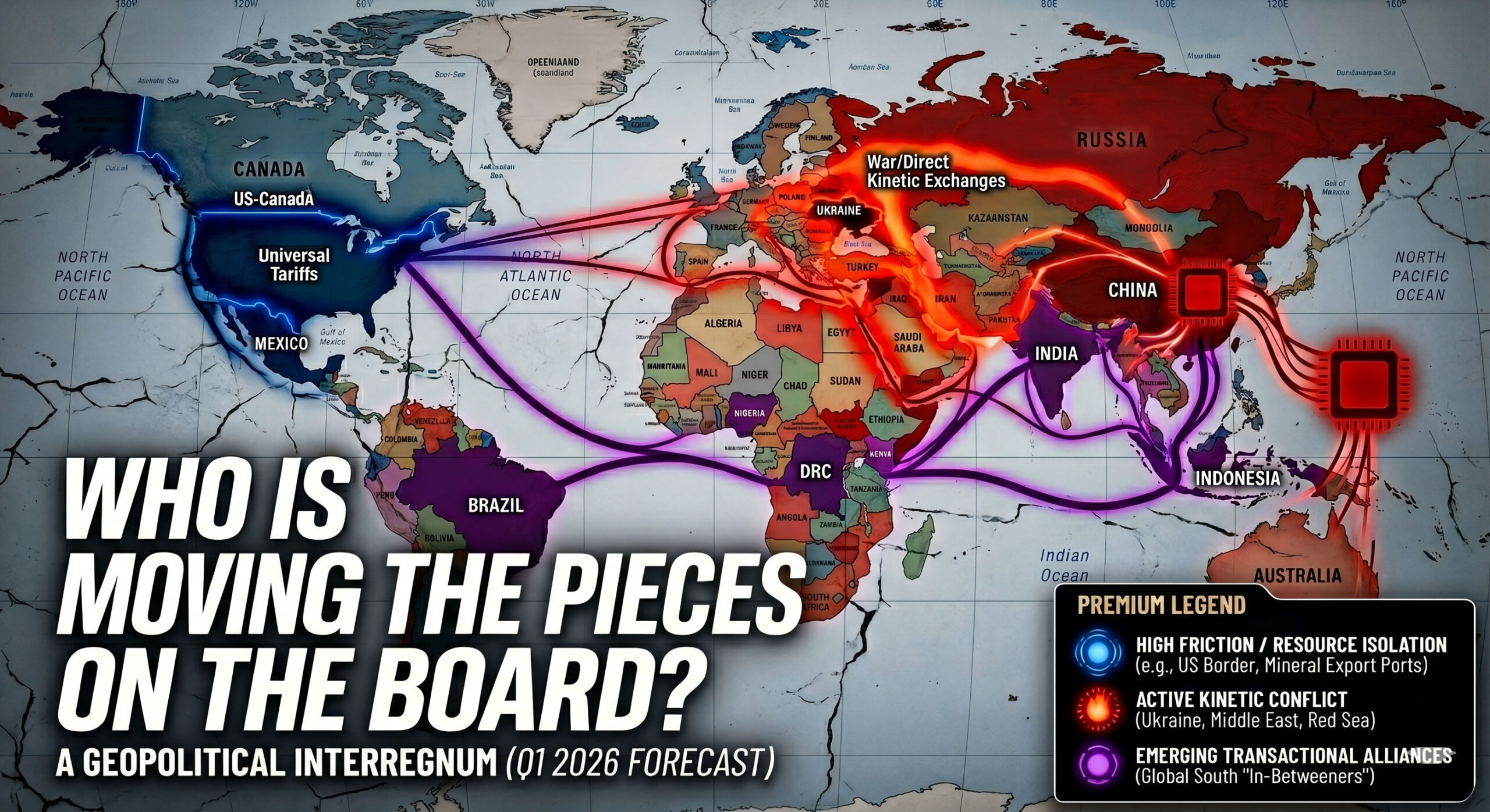 Who is moving the pieces on the board?