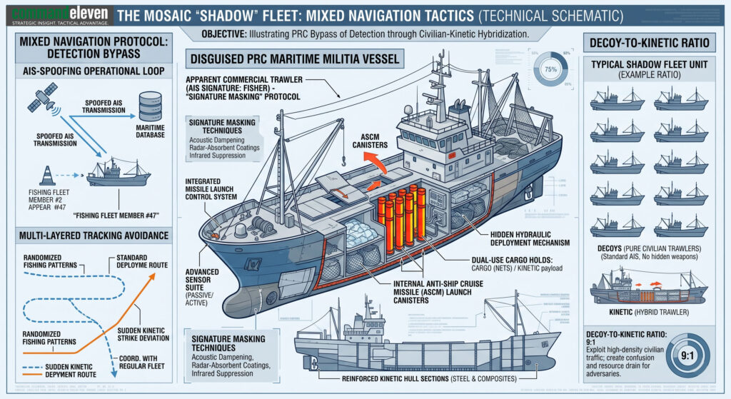 The Mosaic Shadow Fleet - Mixed Navigation Tactics
