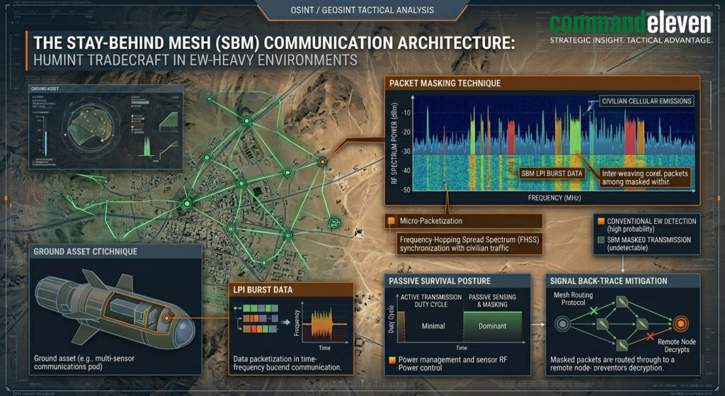 The Stay-Behind Mesh (SBM) Communication Architecture