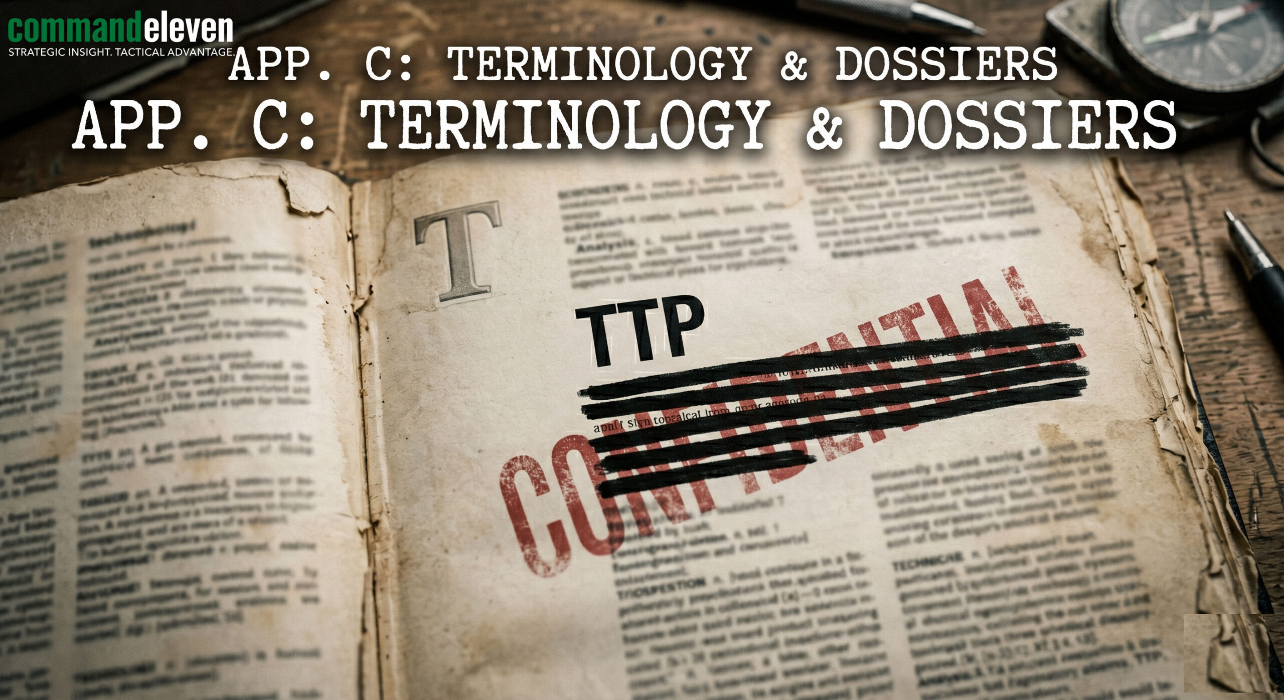 App C - Terminology & Dossiers