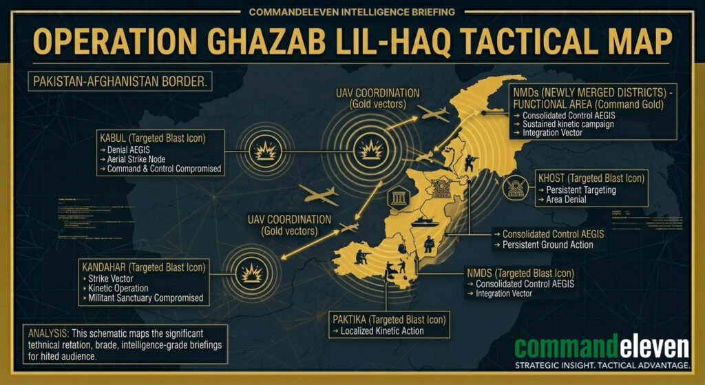 Operation Ghazb lil Haq Tactical Map