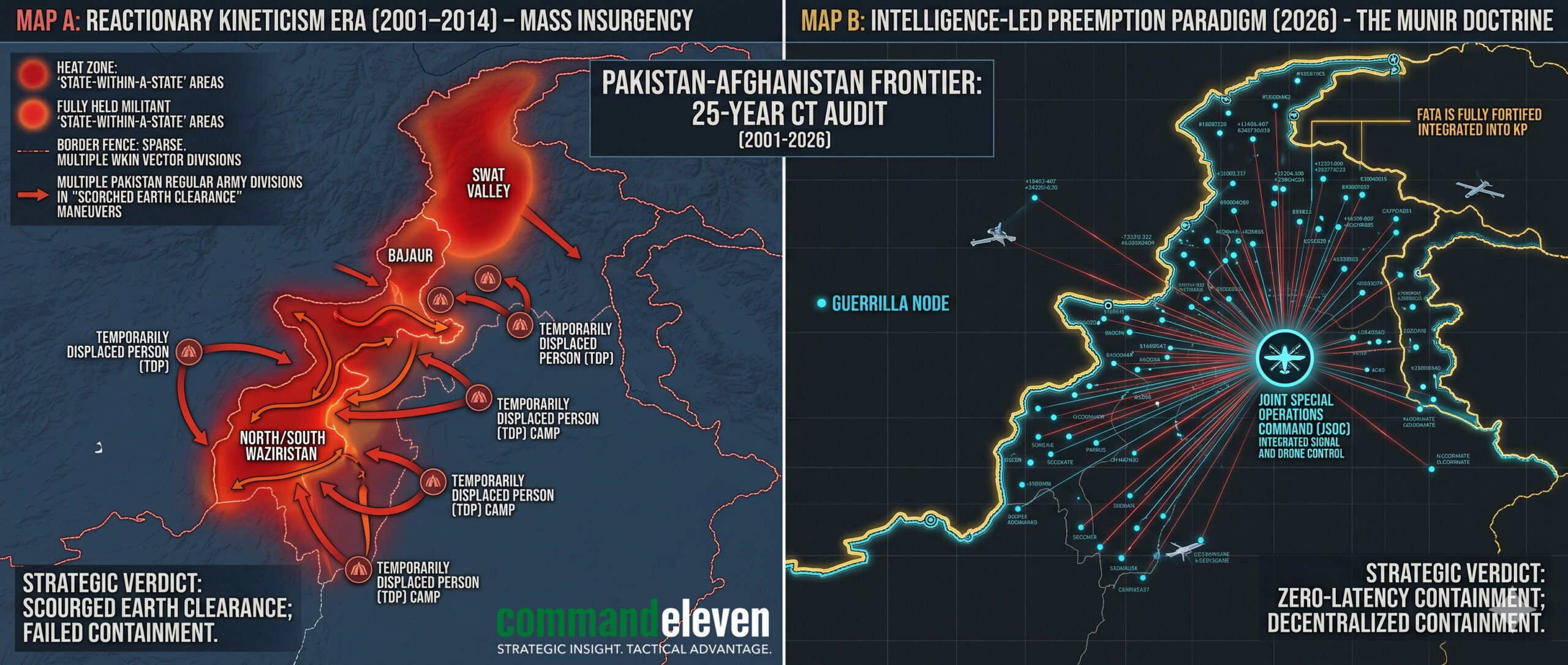 Pakistan-Afghanistan Audit Frontier - 25-Year CT Audit