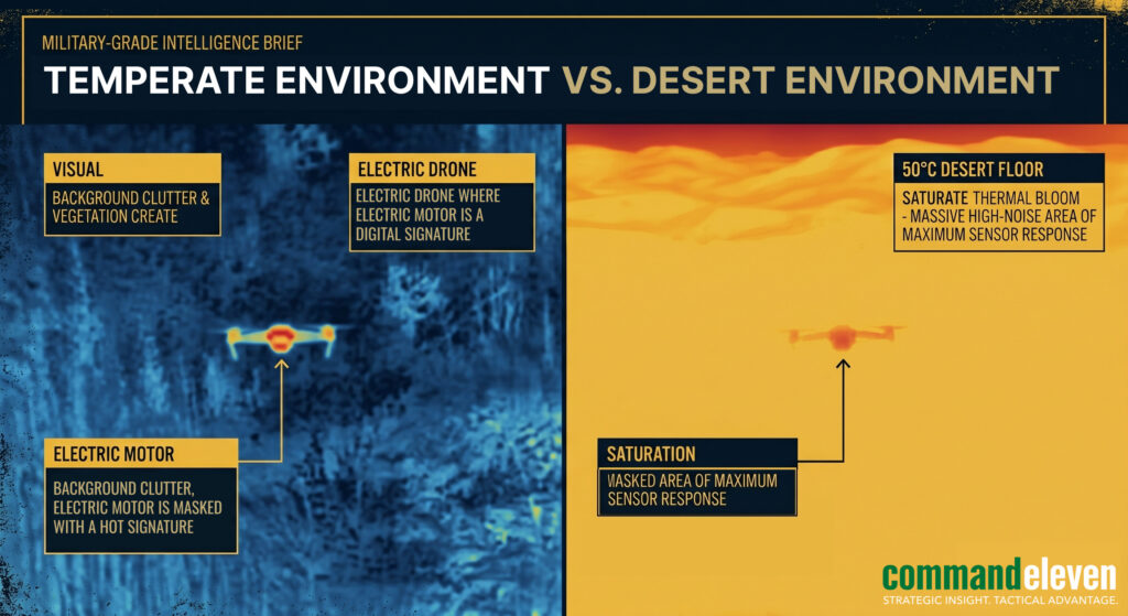 Temperate Environment vs Desert Environment