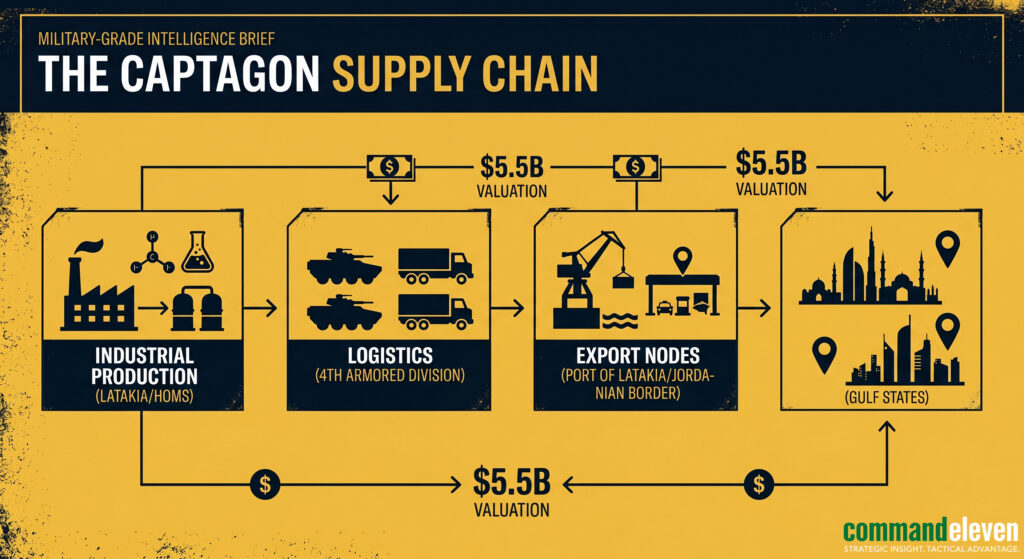 The Captagon Supply Chain