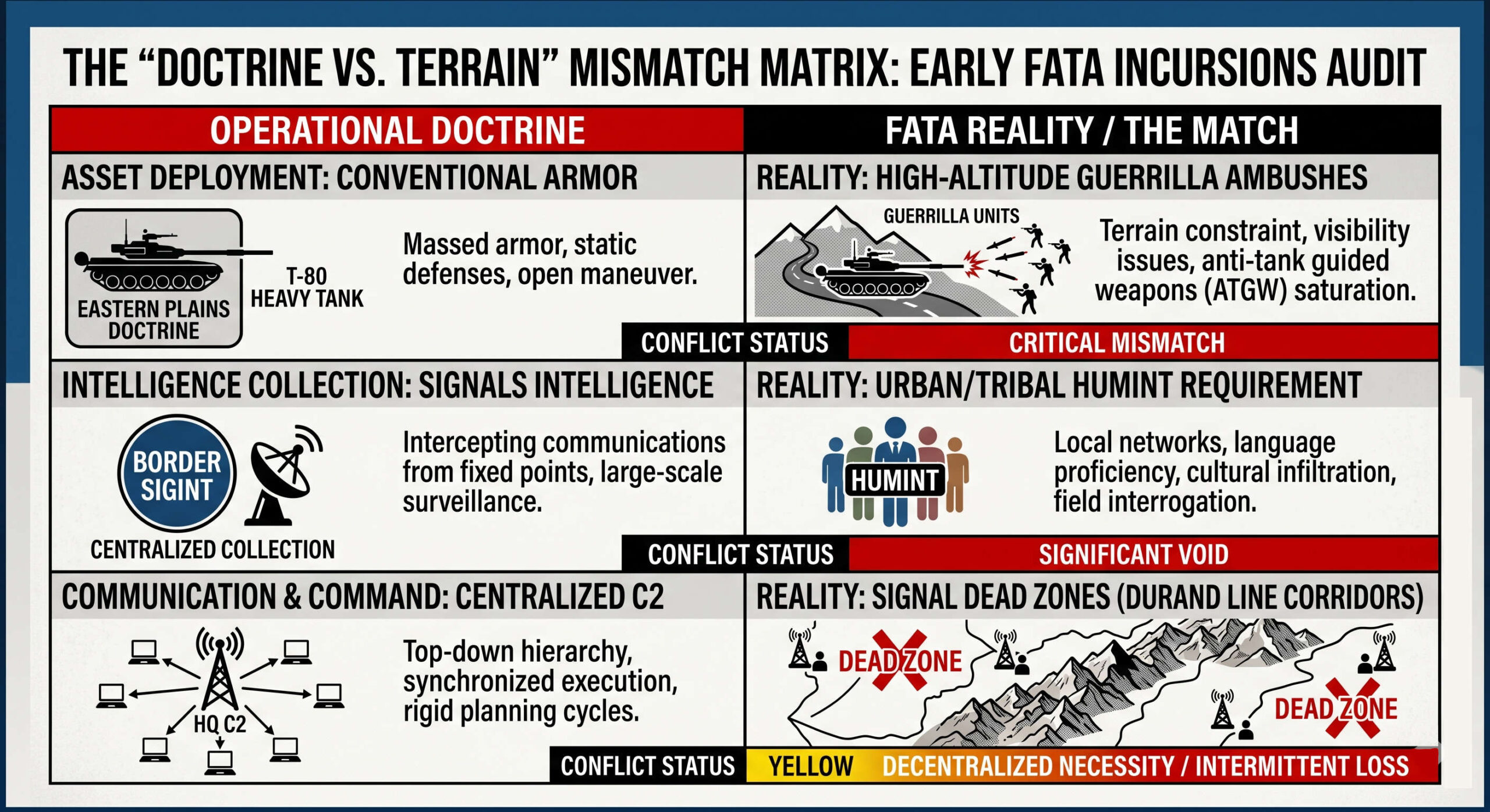 The Doctrine vs Terrain Mismatch - Early FATA