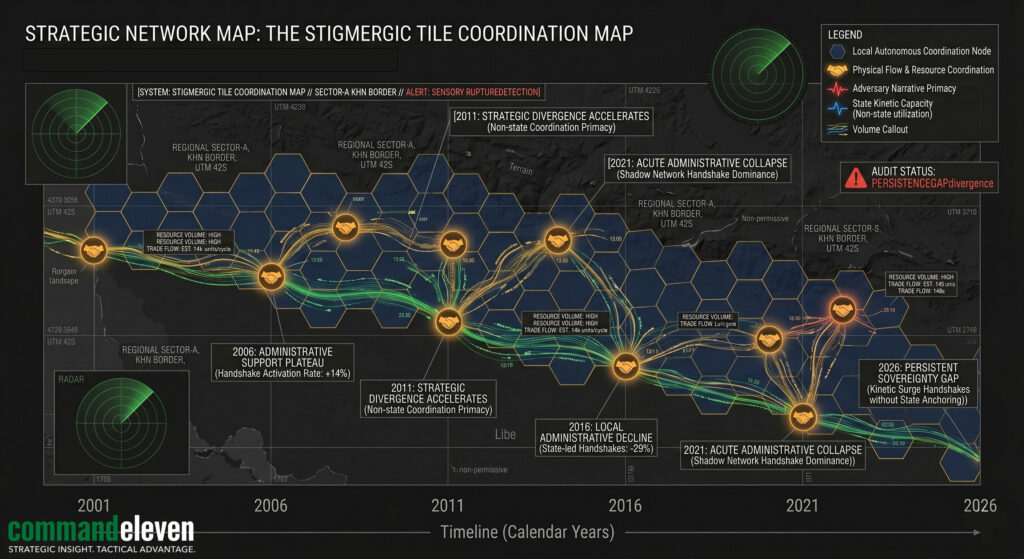 The Stigmergic Tile Coordination Map