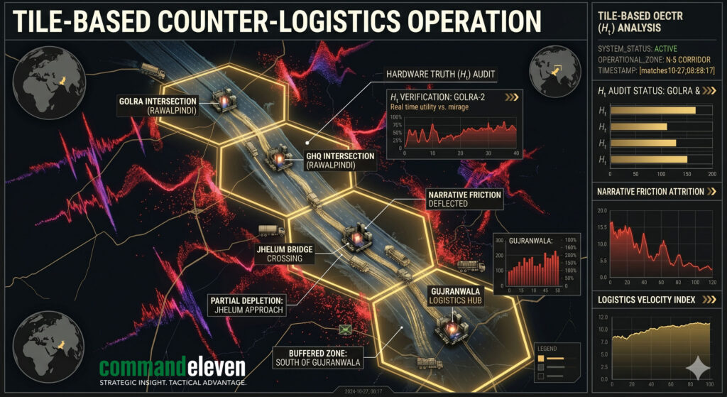 Tile-based Counter-Logistics Operation