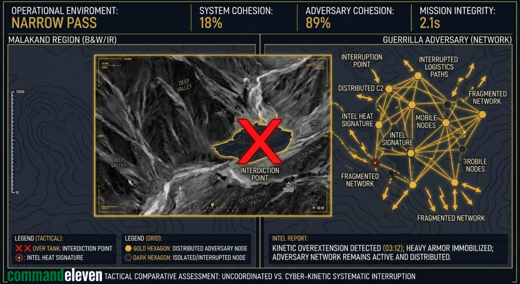 Uncoordinated vs Cyber-Kinetic Systematic Interruption