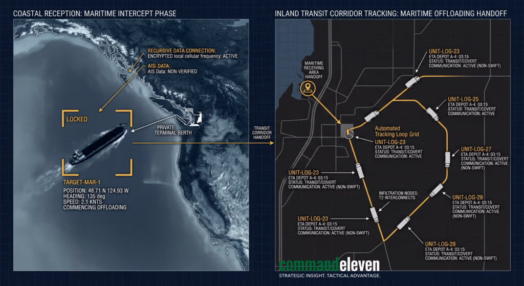 Border Enclave Infiltration and Maritime Logistics Intercepts