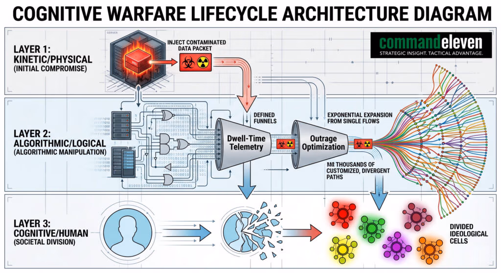 CWS-2026-05 - Cognitive Warfare Lifecycle Architecture Diagram