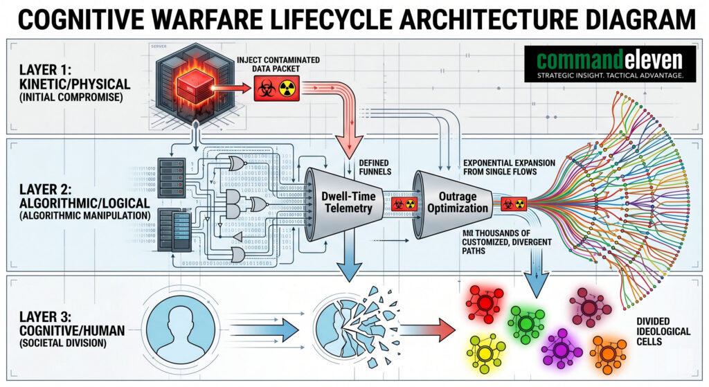 CWS-2026-05 - Cognitive Warfare Lifecycle Architecture Diagram