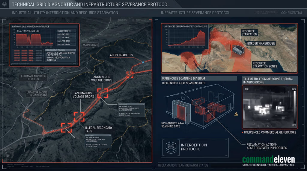 Industrial Utility Interdiction and Resource Starvation