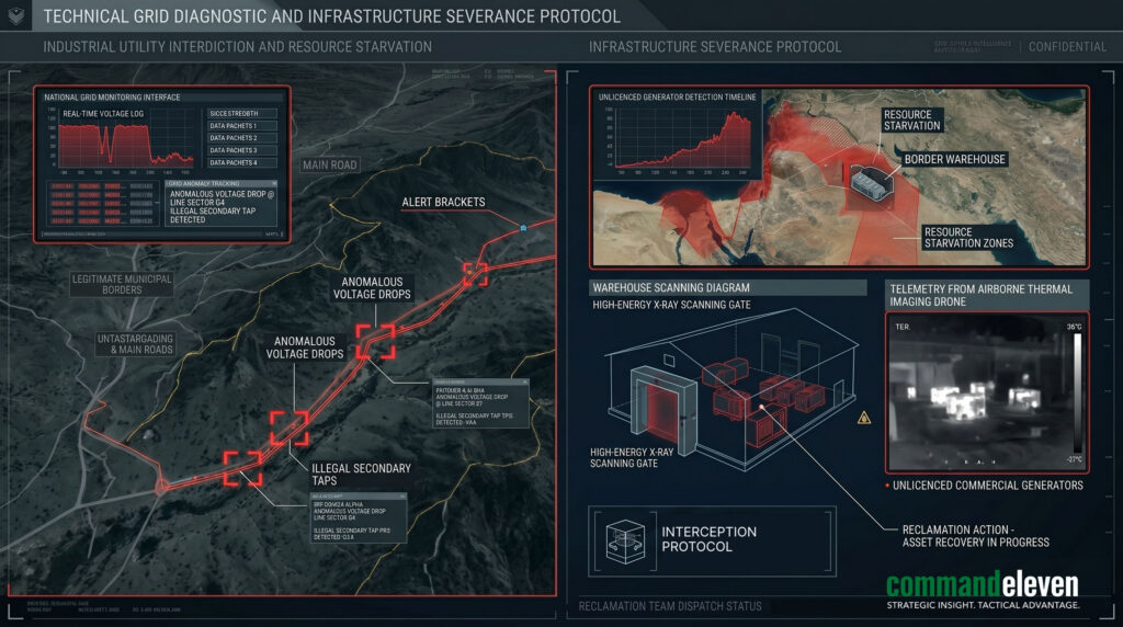 Industrial Utility Interdiction and Resource Starvation