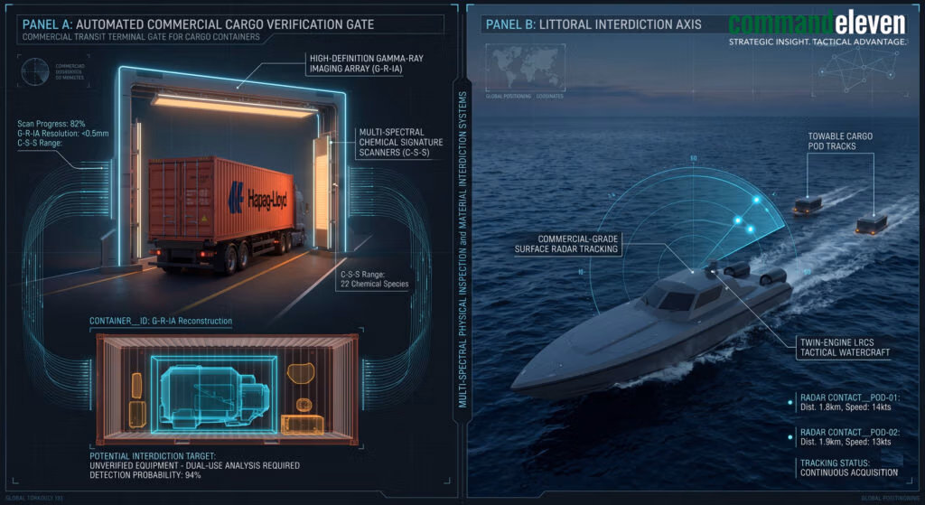 Multi-Spectral Physical Inspection and Material Interdiction Systems