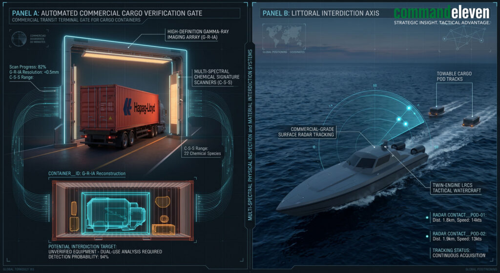 Multi-Spectral Physical Inspection and Material Interdiction Systems