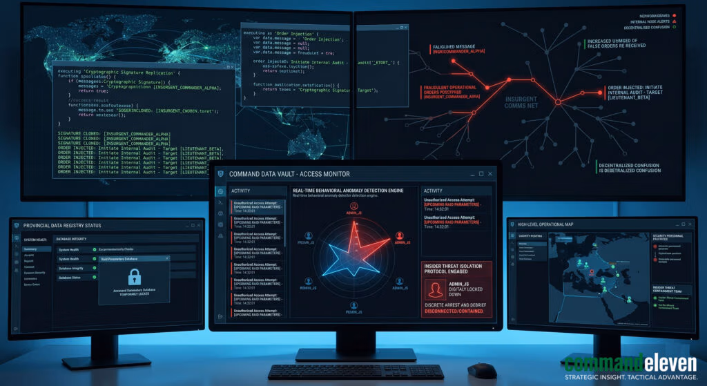 Network Paralysis and Institutional Infiltration Countermeasures