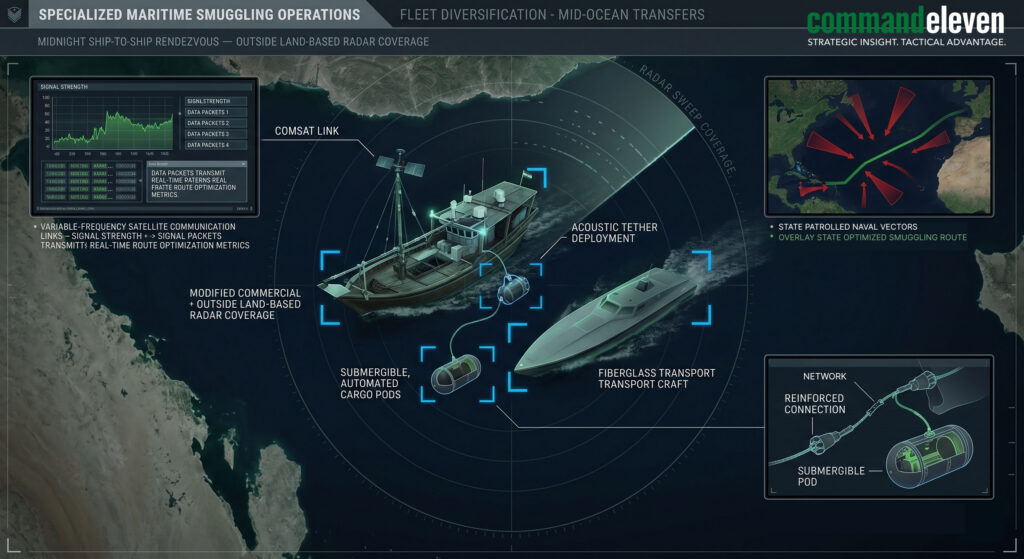 Specialized Maritime Smuggling and Fleet Diversification