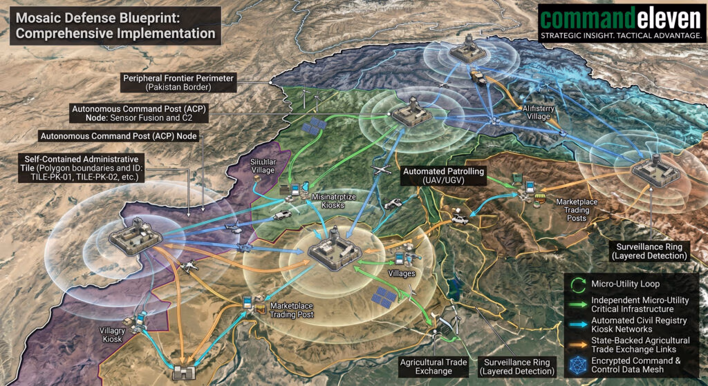 The Mosaic Defense Architecture and Permanent Frontier Hardening