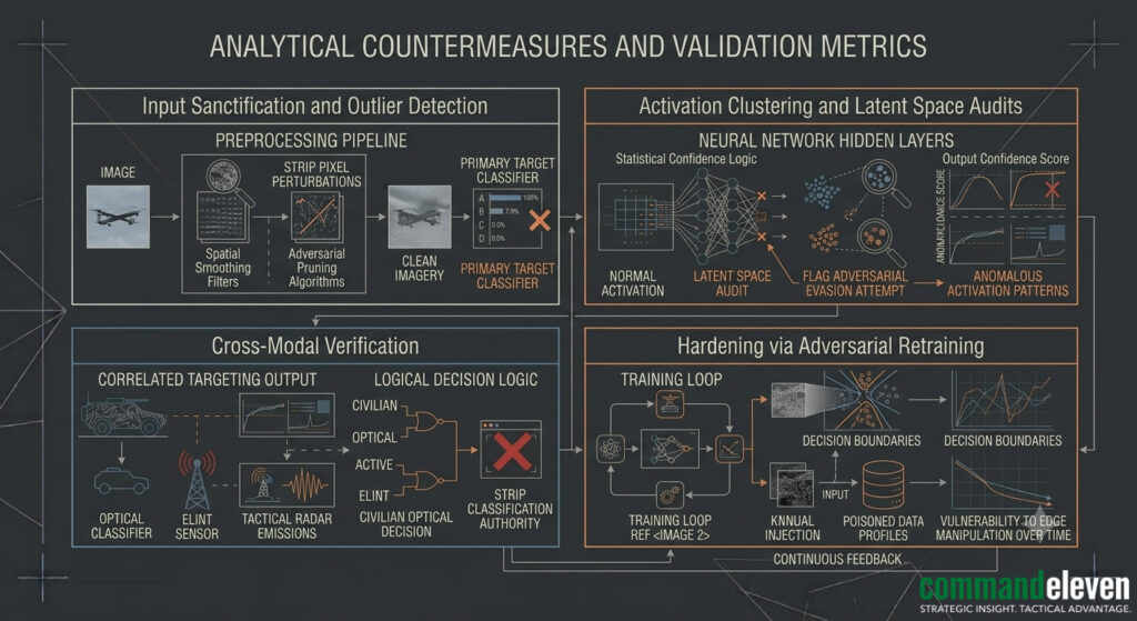 Analytical Countermeasures and Validation Metrics