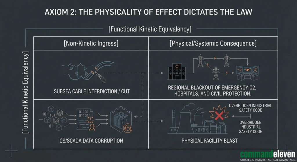 Axiom 2 - The Physicality of Effect Dictates the Law