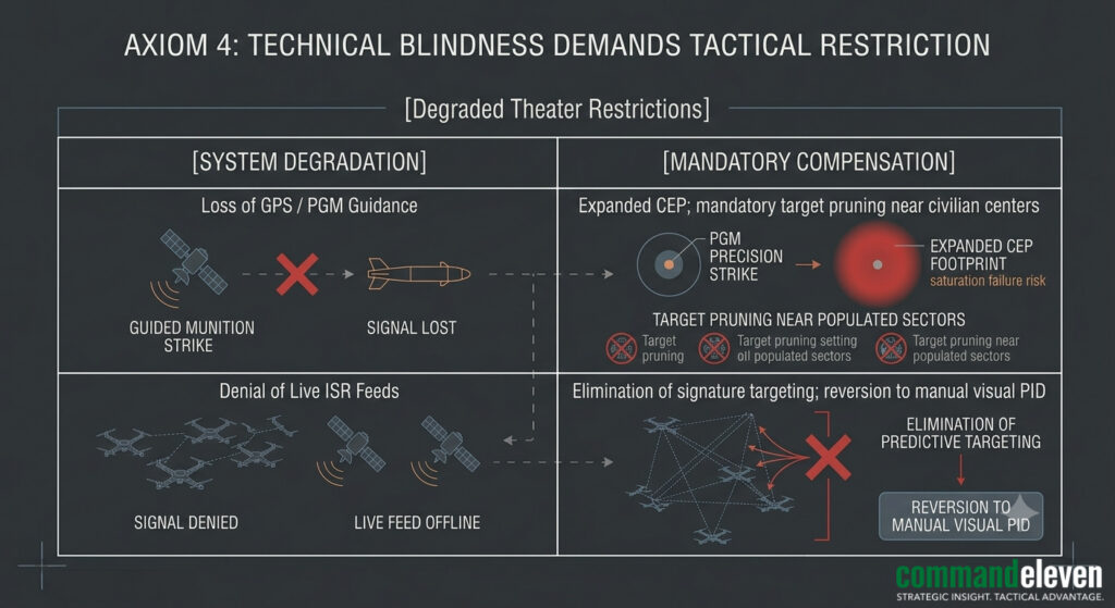 Axiom 4 - Technical Blindness Demands Tactical Restriction