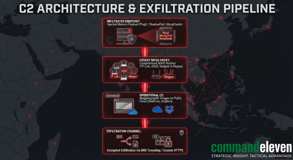 C2 Architecture & Exfiltration Pipeline