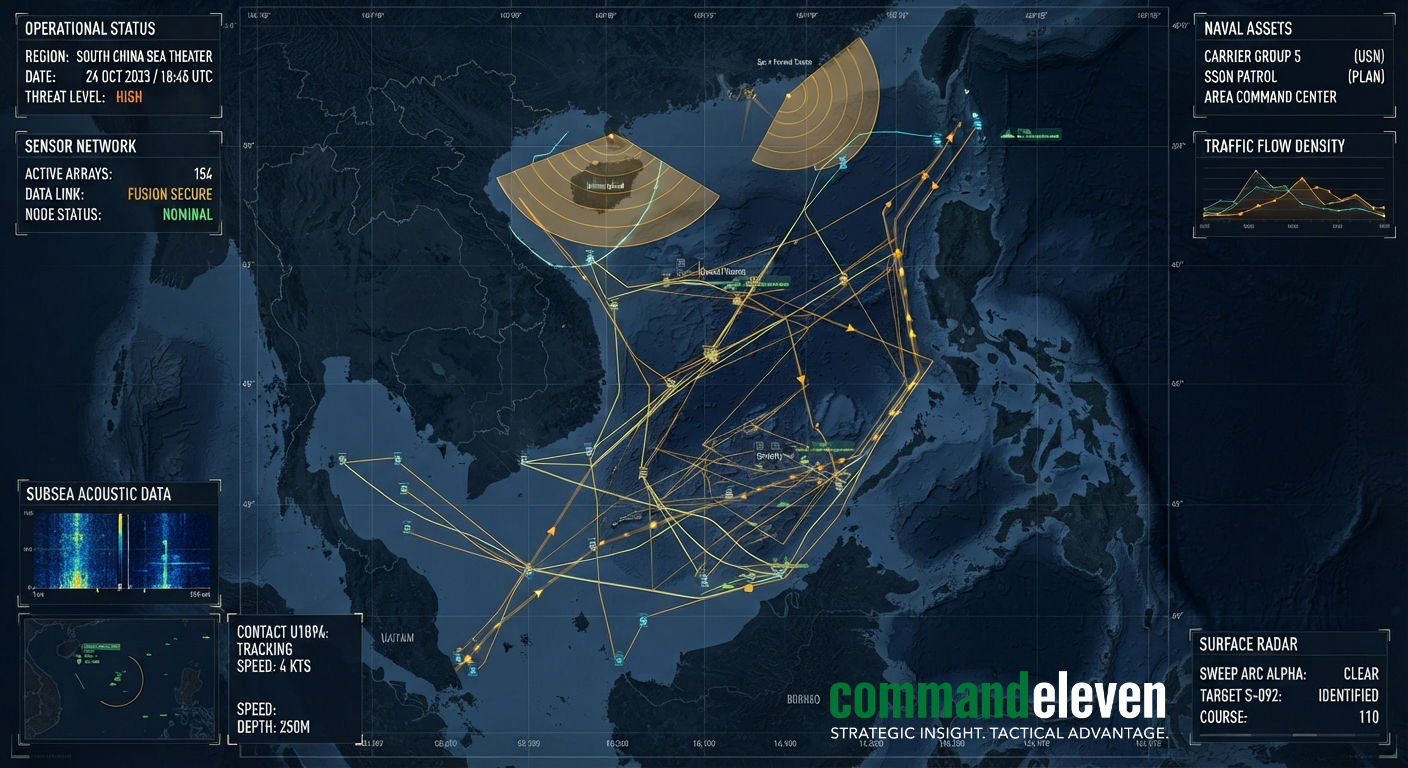 China Sea C4ISR Sensor Topologies