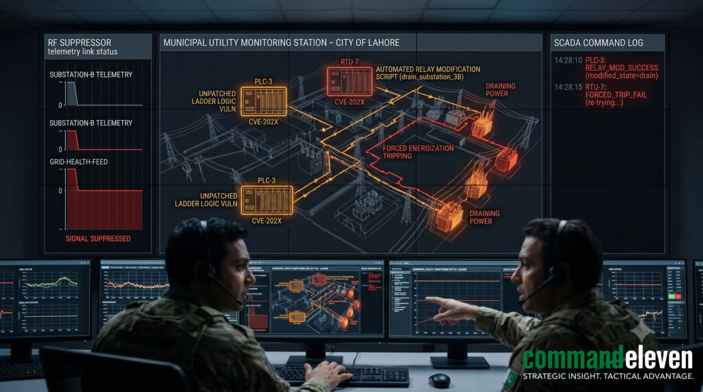 Cyber-Kinetic Convergence and SCADA Network Penetration Mechanics