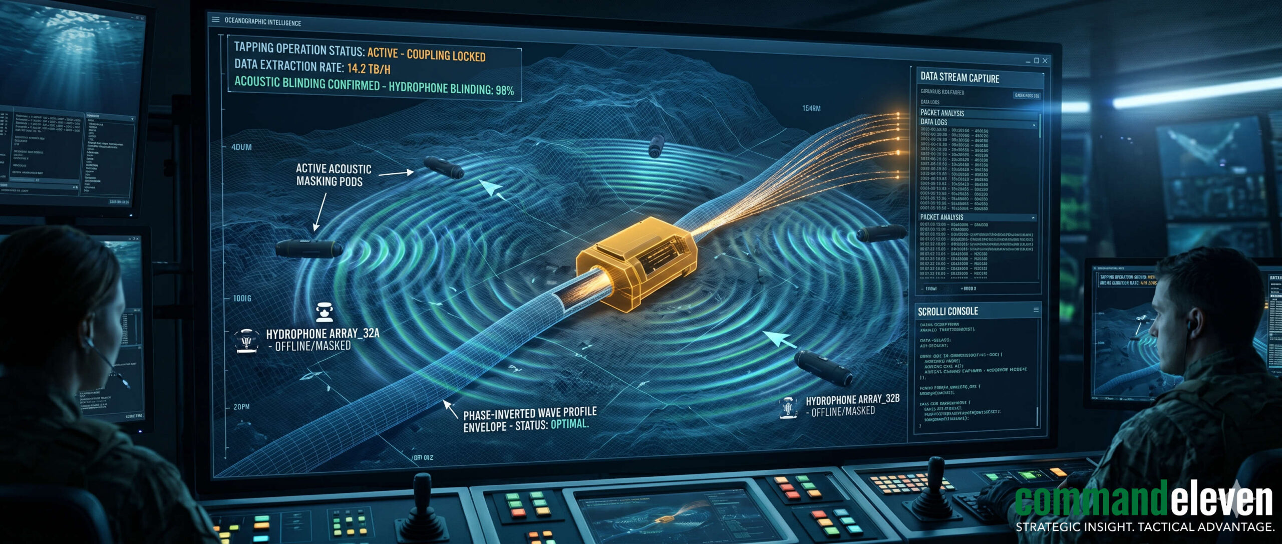 Deep Sea Optical Fiber Induction Tapping Mechanics
