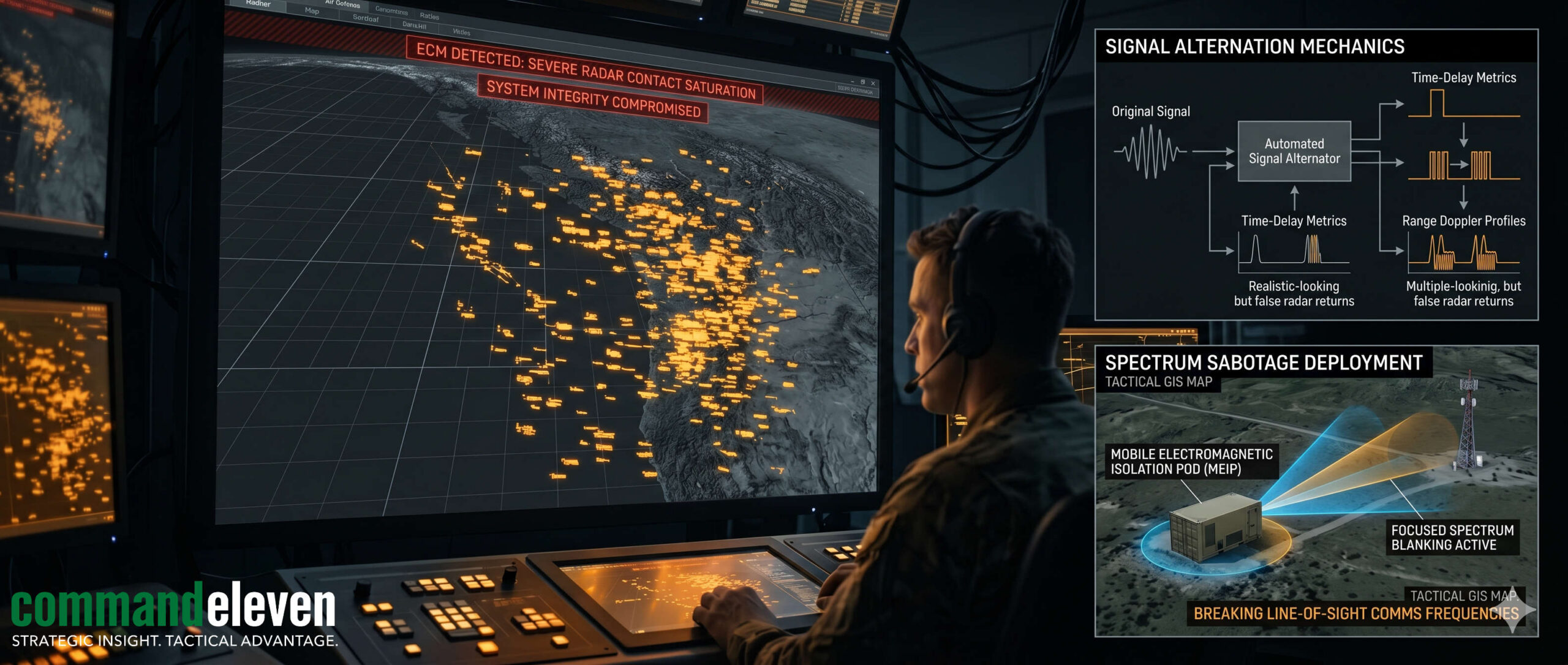 Electromagnetic Spectrum Sabotage and Sensor Spoofing