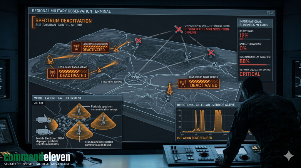 Multinational Network Liquidation and Informational Blindness Metrics
