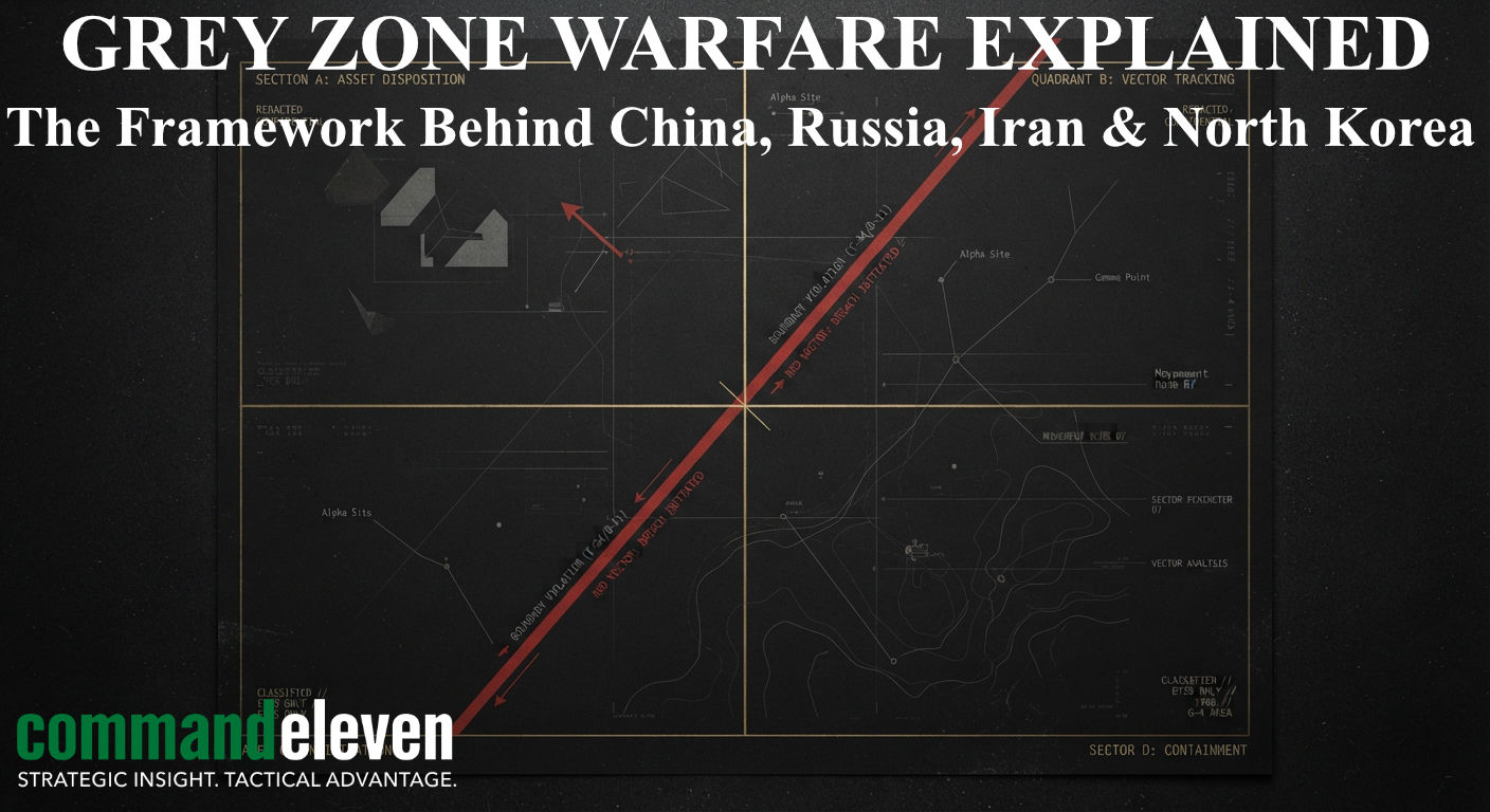 Grey Zone Warfare Explained: The Framework Behind China, Russia, Iran & North Korea