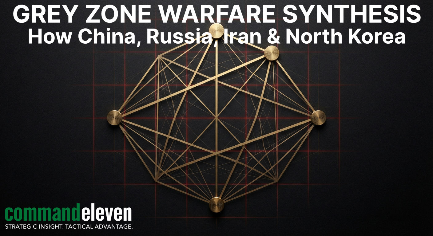 Grey Zone Warfare Synthesis: How China, Russia, Iran & North Korea Connect