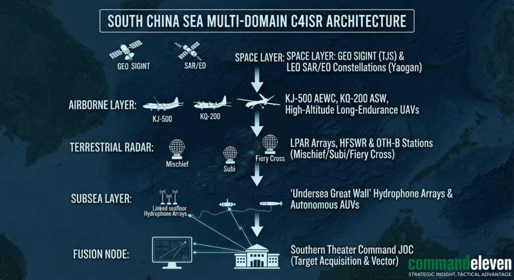 South China Sea Multi-Domain C4ISR Architecture