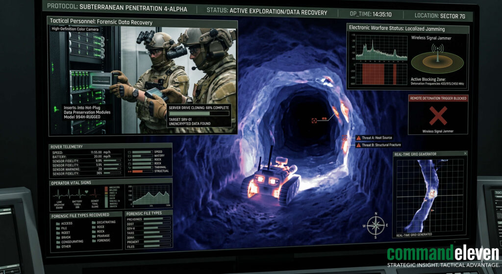 Subterranean Tactical Penetration and Robotic Exploration Protocols