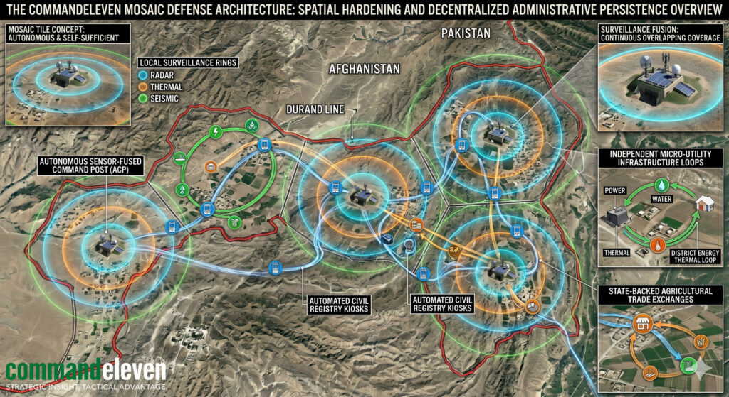 The CommandEleven Mosaic Defense Architecture and Spatial Hardening