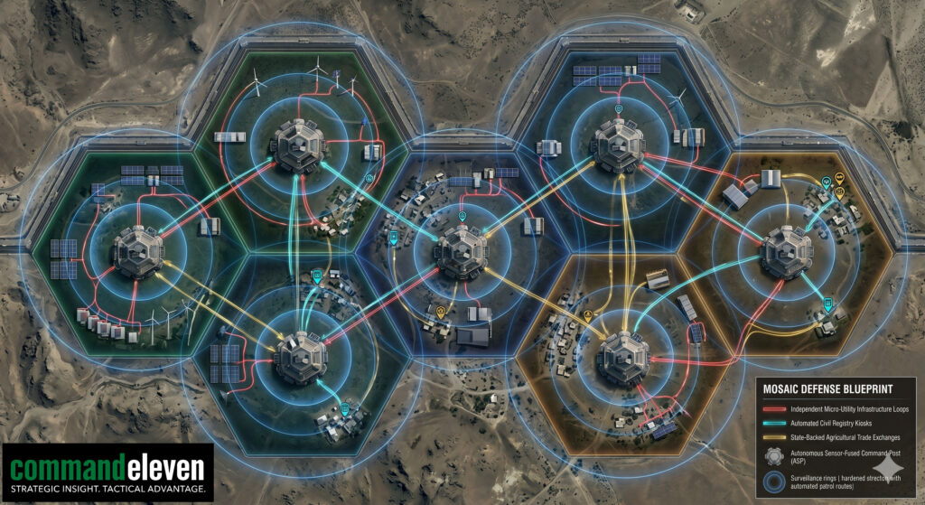 The Mosaic Defense Architecture and Permanent Spatial Hardening