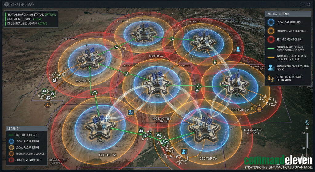 The Mosaic Defense Architecture and Spatial Hardening