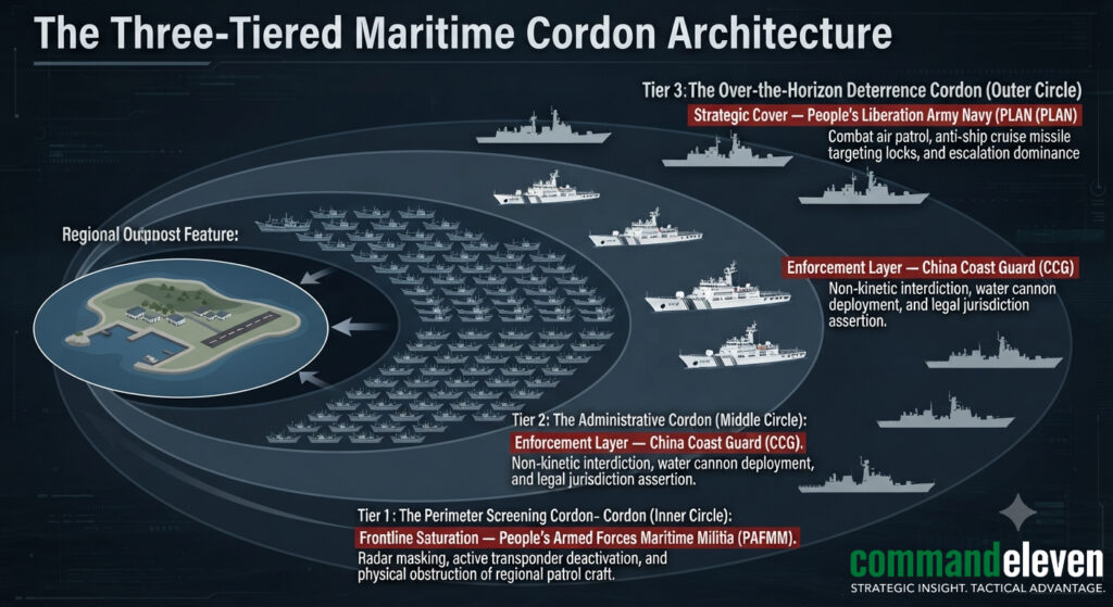The Three-Tiered Maritime Cordon Architecture