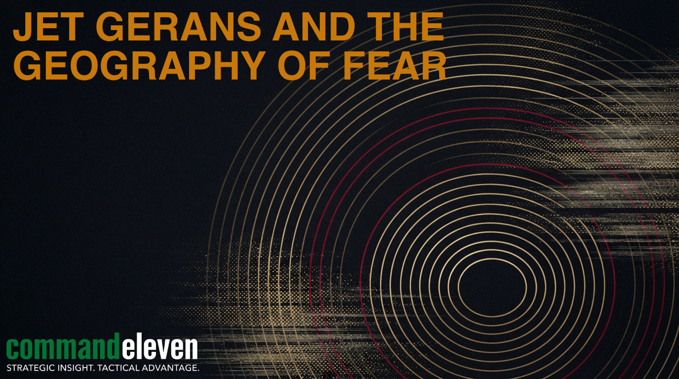Jet Gerans and the Geography of Fear