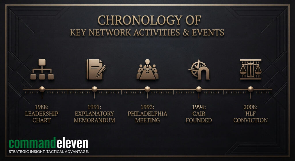 The Conspiracy Documented Timeline