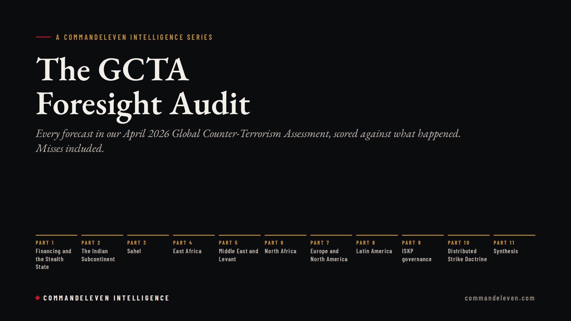 The GCTA Foresight Audit: Scoring Our 2026 Forecasts Against What Happened