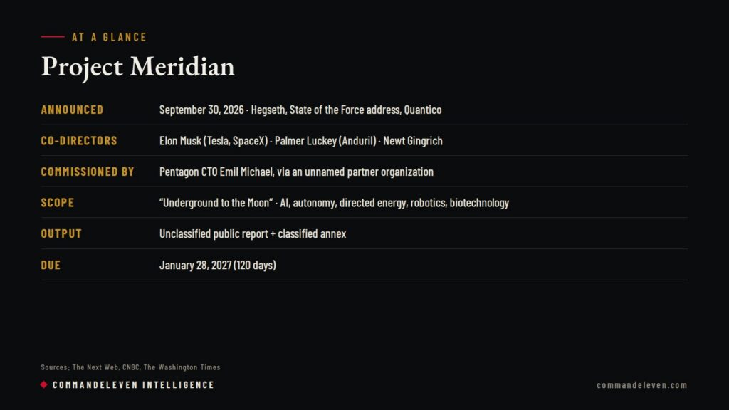 Meridian: Project Meridian: What It Is