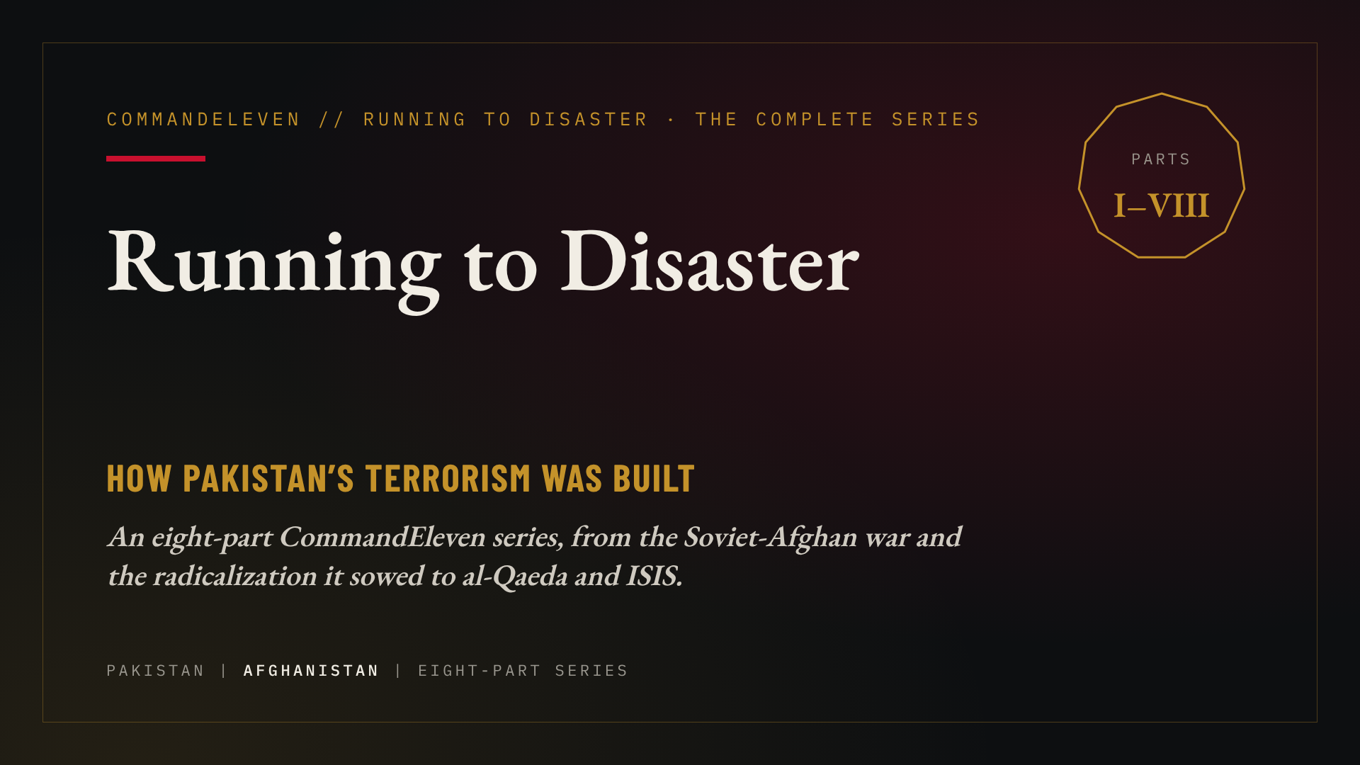 Running to Disaster: The Complete Series